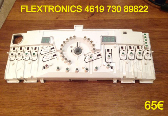 CARTE DE COMMANDE LAVE-LINGE : FLEXTRONICS 461973089822