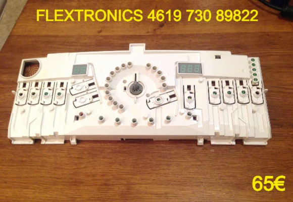 CARTE DE COMMANDE LAVE-LINGE : FLEXTRONICS 461973089822