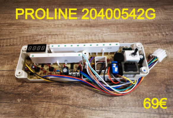 CARTE DE COMMANDE LAVE-LINGE : PROLINE 20400542G