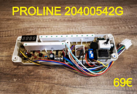 CARTE DE COMMANDE LAVE-LINGE : PROLINE 20400542G