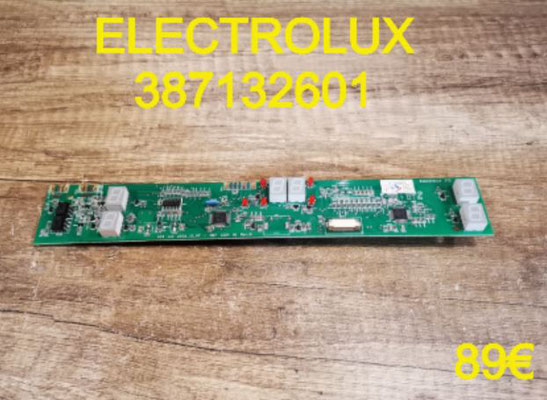 CARTE CLAVIER PLAQUE VITROCÉRAMIQUE : ELECTROLUX 387132601