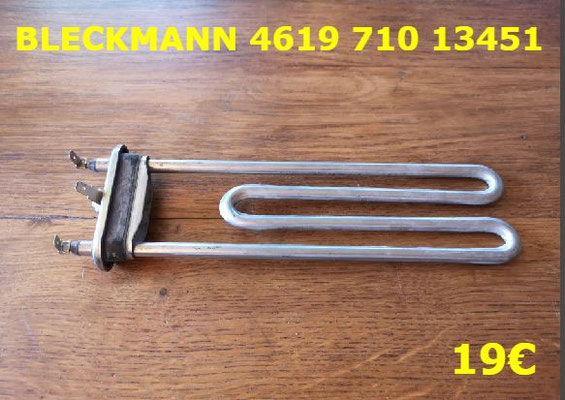 RÉSISTANCE LAVE-LINGE : BLECKMANN 461971013451