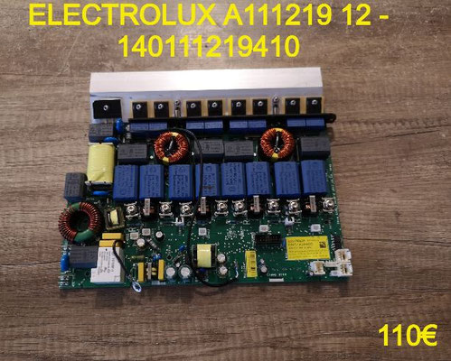 CARTE DE PUISSANCE PLAQUE VITROCÉRAMIQUE : ELECTROLUX A111219 12 - 140111219410