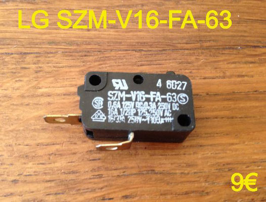 MICRO-SWITCH : LG SZM-V16-FA-63