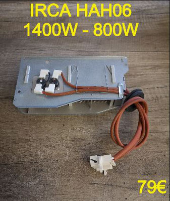 RÉSISTANCE SÈCHE-LINGE : IRCA HAH06 1400W - 800W