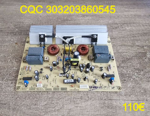 CARTE DE PUISSANCE PLAQUE VITROCÉRAMIQUE : CQC 303203860545 - TM-S2-05