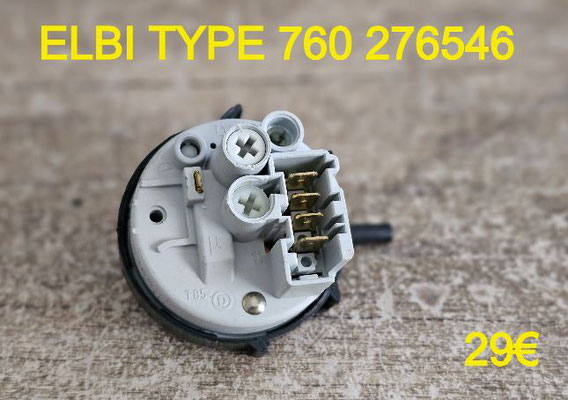 PRESSOSTAT : ELBI TYPE 760 276546