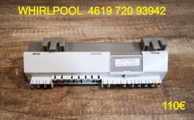 CARTE DE PUISSANCE LAVE-VAISSELLE : WHIRLPOOL  461972093942
