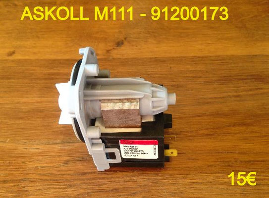 POMPE DE VIDANGE : ASKOLL M111 - 91200173