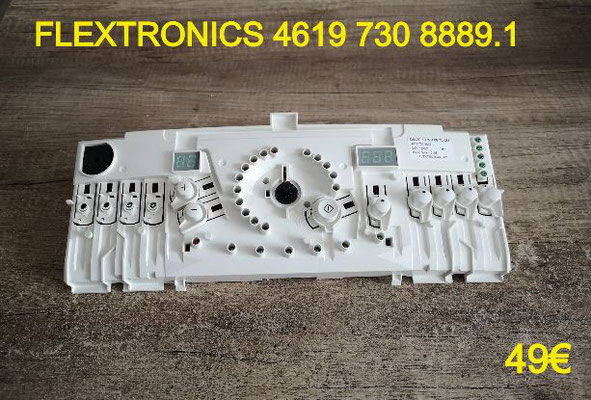 CARTE DE COMMANDE LAVE-LINGE : FLEXTRONICS 461973088891