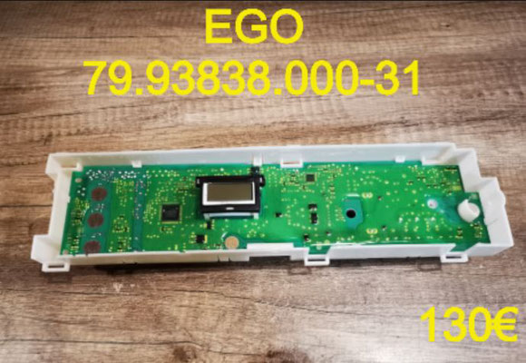 CARTE DE COMMANDE SÈCHE-LINGE : EGO 79.93838.000-31