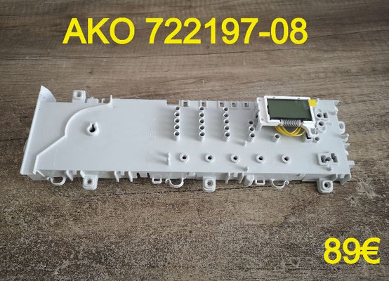 CARTE DE COMMANDE LAVE-LINGE : AKO 722197-08