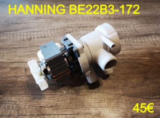POMPE DE VIDANGE : HANNING BE22B3-172