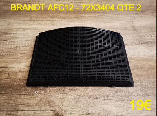 FILTRE DE HOTTE : BRANDT AFC12 - 72X3404 QTE 2
