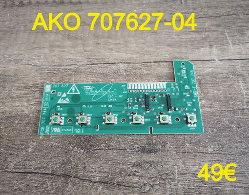 CARTE DE COMMANDE LAVE-LINGE : AKO 707627-04