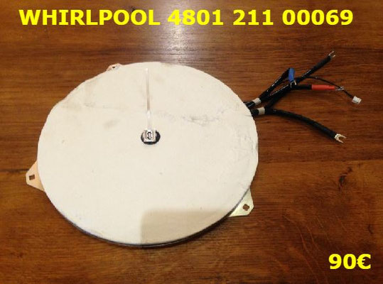 FOYER INDUCTION : WHIRLPOOL 480121100069