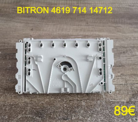 CARTE DE COMMANDE LAVE-LINGE : BITRON 461971414712