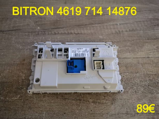 CARTE DE COMMANDE LAVE-LINGE : BITRON 461971414876