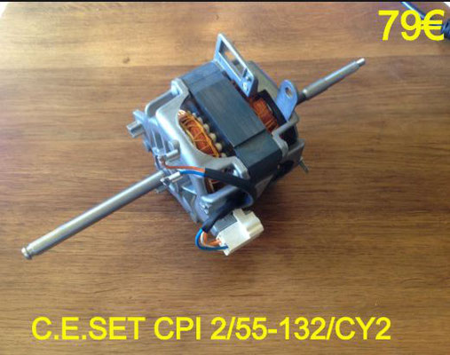 MOTEUR SÈCHE-LINGE : C.E.SET CPI 2/55-132/CY2