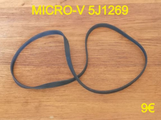 COURROIE LAVE-LINGE : MICRO-V 5J1269