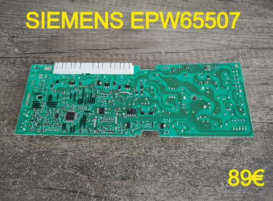 CARTE DE PUISSANCE LAVE-LINGE : SIEMENS EPW65507