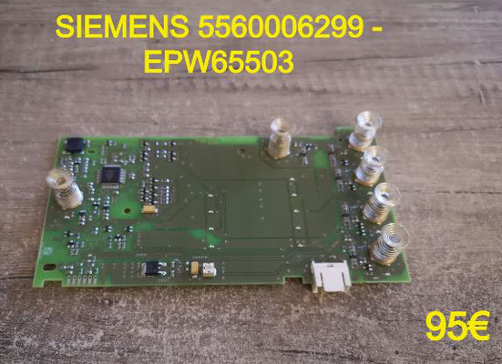CARTE DE COMMANDE LAVE-LINGE : SIEMENS 5560006299 - EPW65503