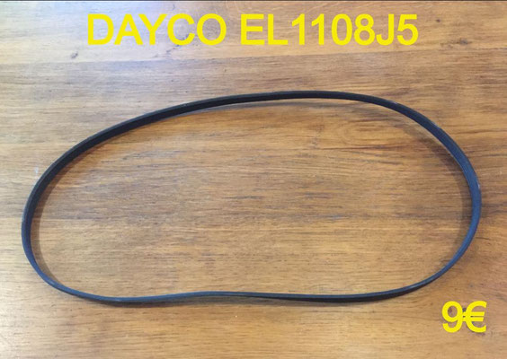 COURROIE LAVE-LINGE : DAYCO EL1108J5