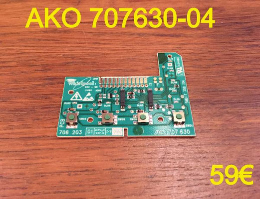 CARTE DE COMMANDE LAVE-LINGE : AKO 707630-04