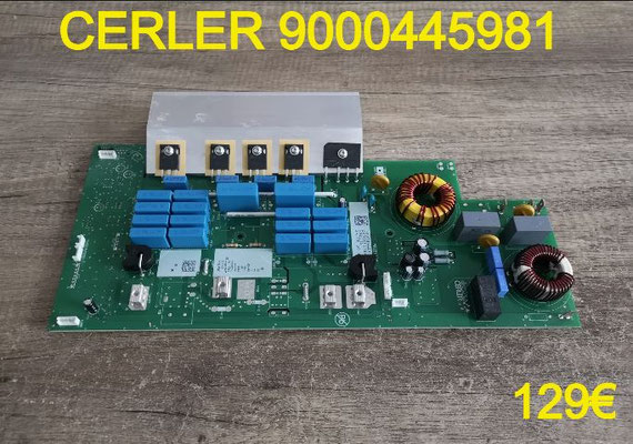 CARTE DE PUISSANCE PLAQUE VITROCÉRAMIQUE : CERLER 9000445981