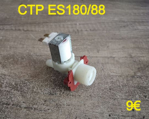 ÉLECTROVANNE 1 VOIE SORTIE DROITE : CTP ES180/88