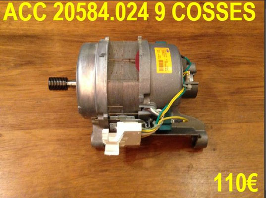 MOTEUR LAVE-LINGE : ACC 20584.024  9 COSSES