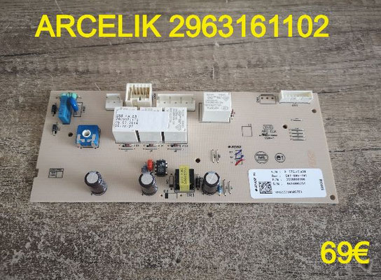 CARTE DE COMMANDE SÈCHE-LINGE : ARCELIK 2963161102