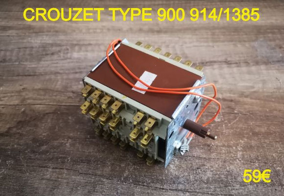 PROGRAMMATEUR LAVE-LINGE : CROUZET TYPE 900 914/1385