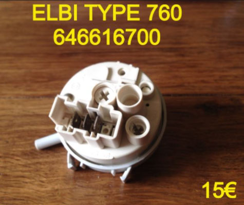 PRESSOSTAT : ELBI TYPE 760 646616700