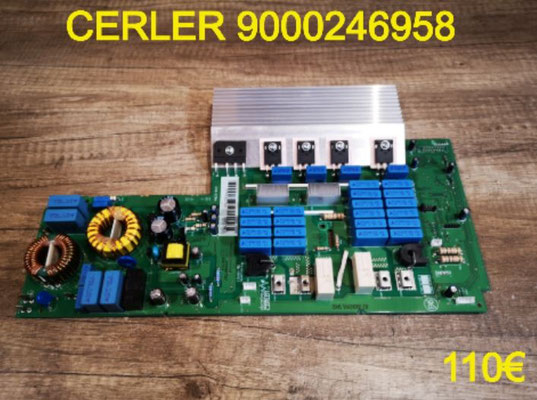 CARTE DE PUISSANCE PLAQUE VITROCÉRAMIQUE : CERLER 9000246958