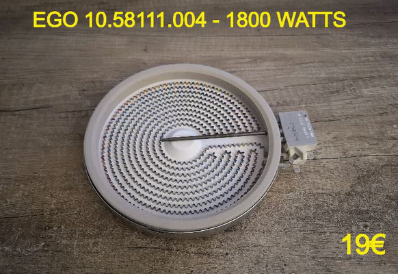 FOYER RADIANT : EGO 10.58111.004 - 1800 WATTS