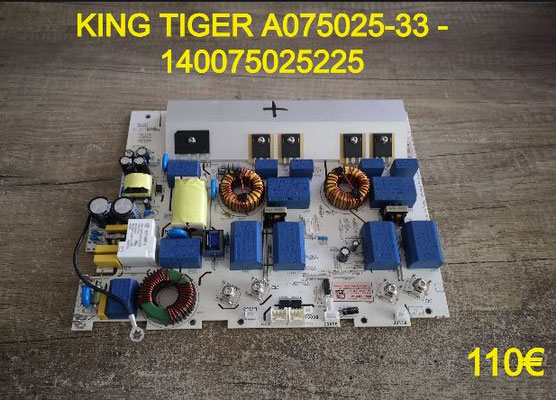 CARTE DE PUISSANCE PLAQUE VITROCÉRAMIQUE : KING TIGER A075025-33 - 140075025225