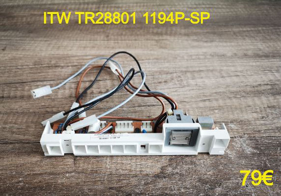 CARTE DE COMMANDE FRIGO : ITW TR28801 1194P-SP