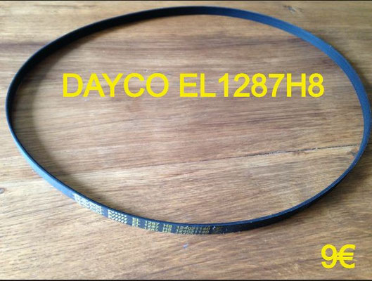 COURROIE LAVE-LINGE : DAYCO EL1287H8