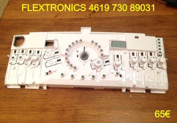 CARTE DE COMMANDE LAVE-LINGE : FLEXTRONICS 461973089031