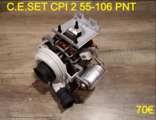POMPE DE CYCLAGE LAVE-VAISSELLE : CESET CPI2/55-106PNT
