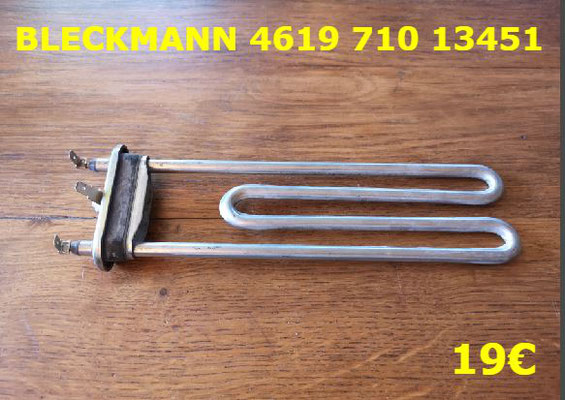 RÉSISTANCE LAVE-LINGE : BLECKMANN 461971013451