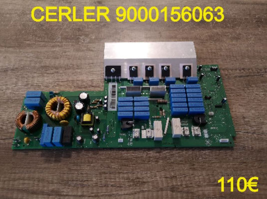 CARTE DE PUISSANCE PLAQUE VITROCÉRAMIQUE : CERLER 9000156063