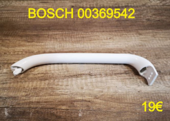 POIGNÉE DE PORTE RÉFRIGÉRATEUR : BOSCH 00369542