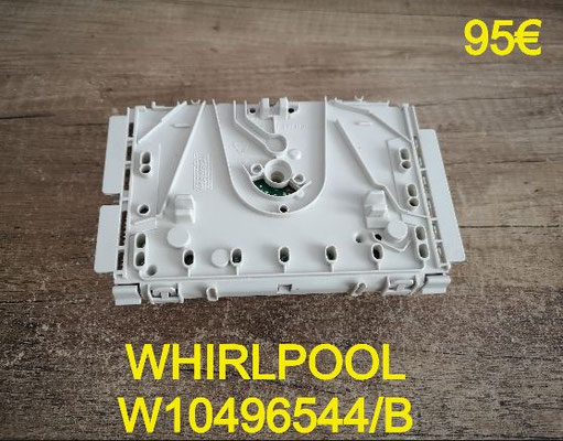 CARTE DE COMMANDE SÈCHE-LINGE : WHIRLPOOL W10496544/B