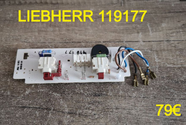 CARTE DE COMMANDE CONGEL : LIEBHERR 119177