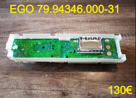 CARTE DE COMMANDE LAVE-LINGE : EGO 79.94346.000-31
