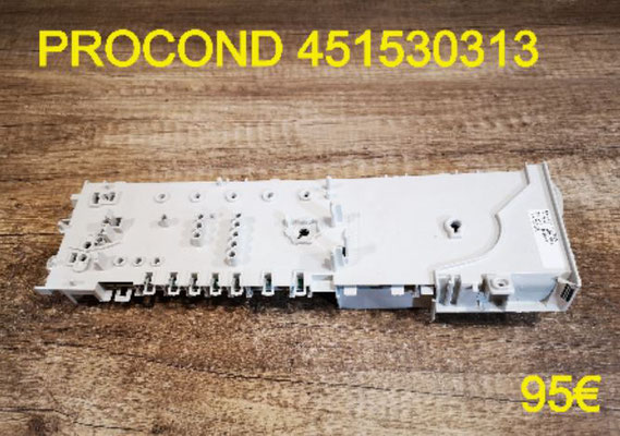 CARTE DE COMMANDE LAVE-LINGE : PROCOND 451530313