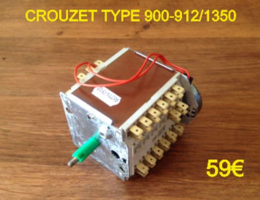 PROGRAMMATEUR LAVE-LINGE : CROUZET TYPE 900-912/1350