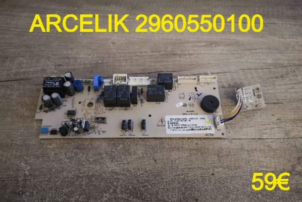 CARTE DE COMMANDE SÈCHE-LINGE : ARCELIK 2960550100